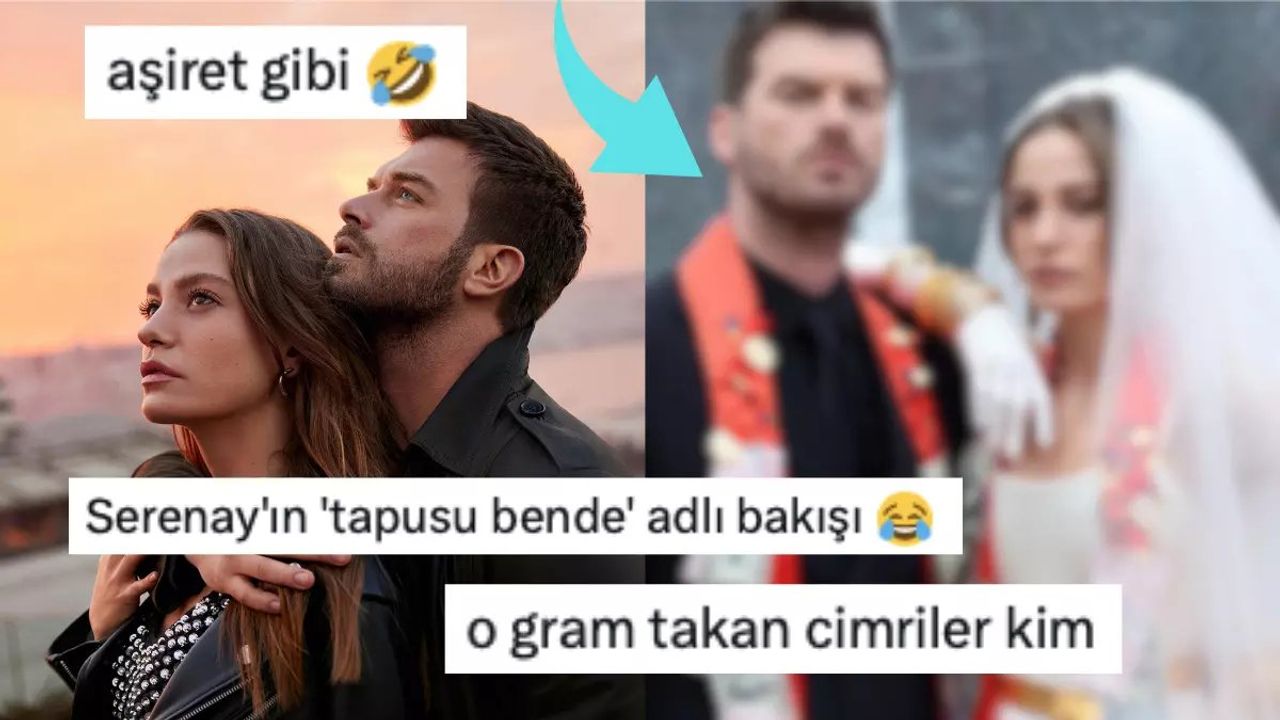 Serenay Sarıkaya ve Kıvanç Tatlıtuğ'un Gelinlik ve Damatlık Fotoğrafı