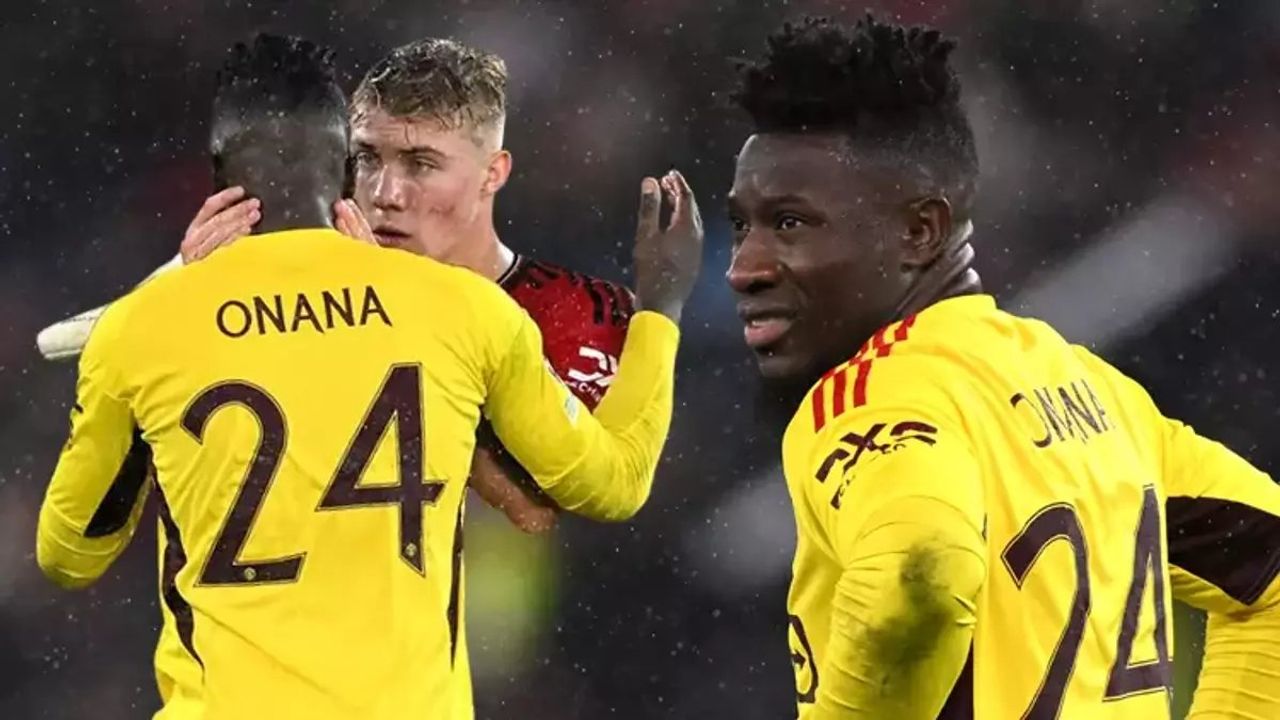 Manchester United'ın mağlubiyetinde kaleci Andre Onana'nın hataları