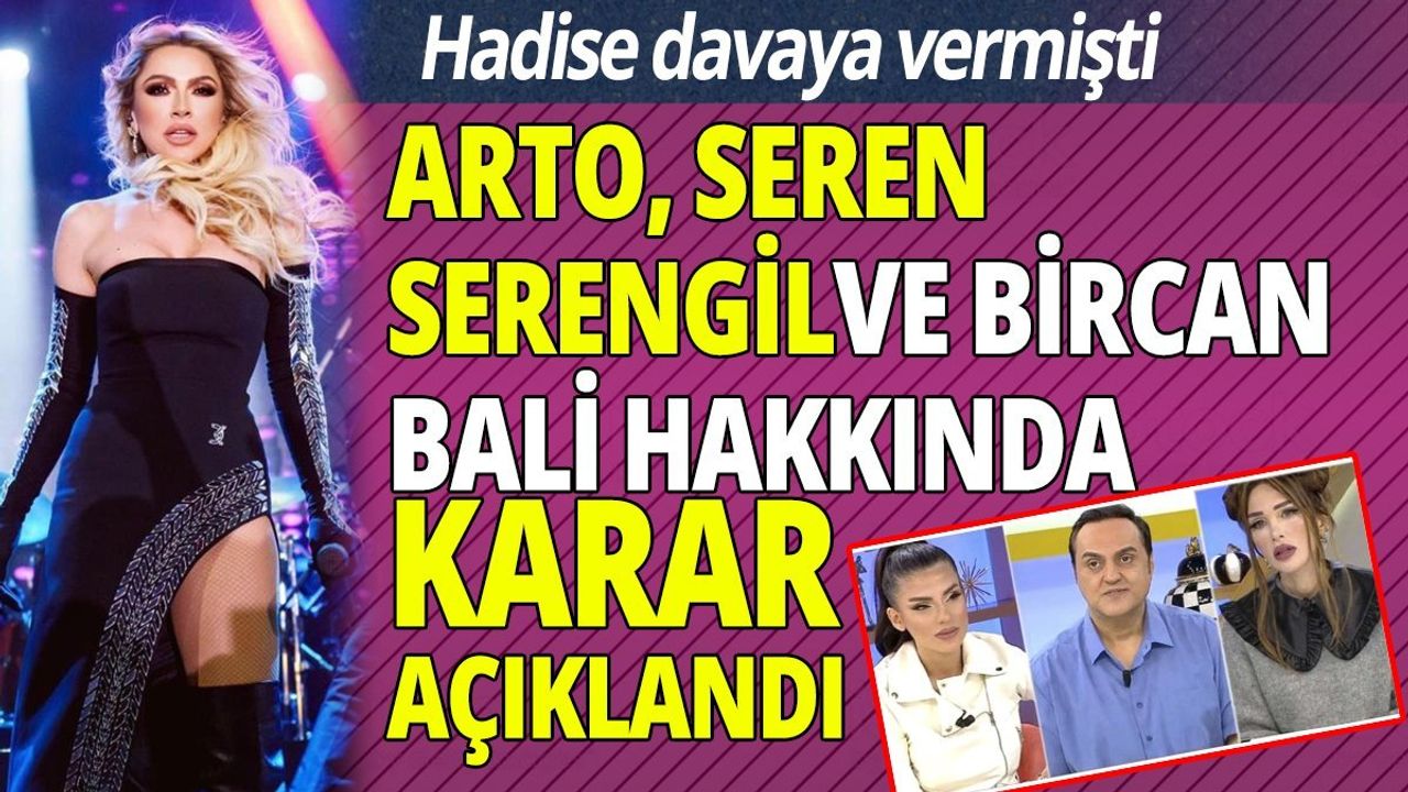 Hadise'nin Söylemezsem Olmaz Programında Açtığı Dava Sonuçlandı