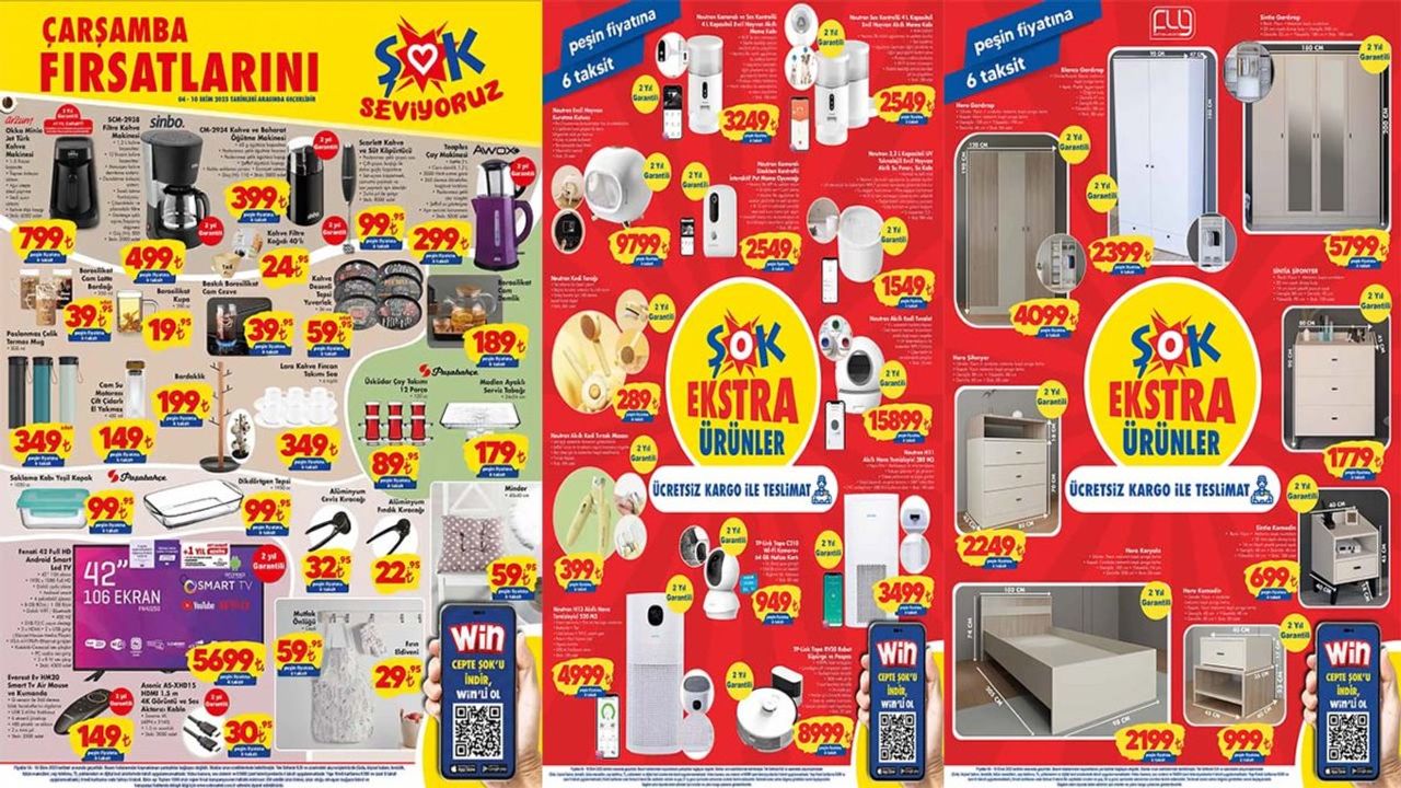 ŞOK’ta Termos, Matara, Kahve Makinesi İndirime Girecek!