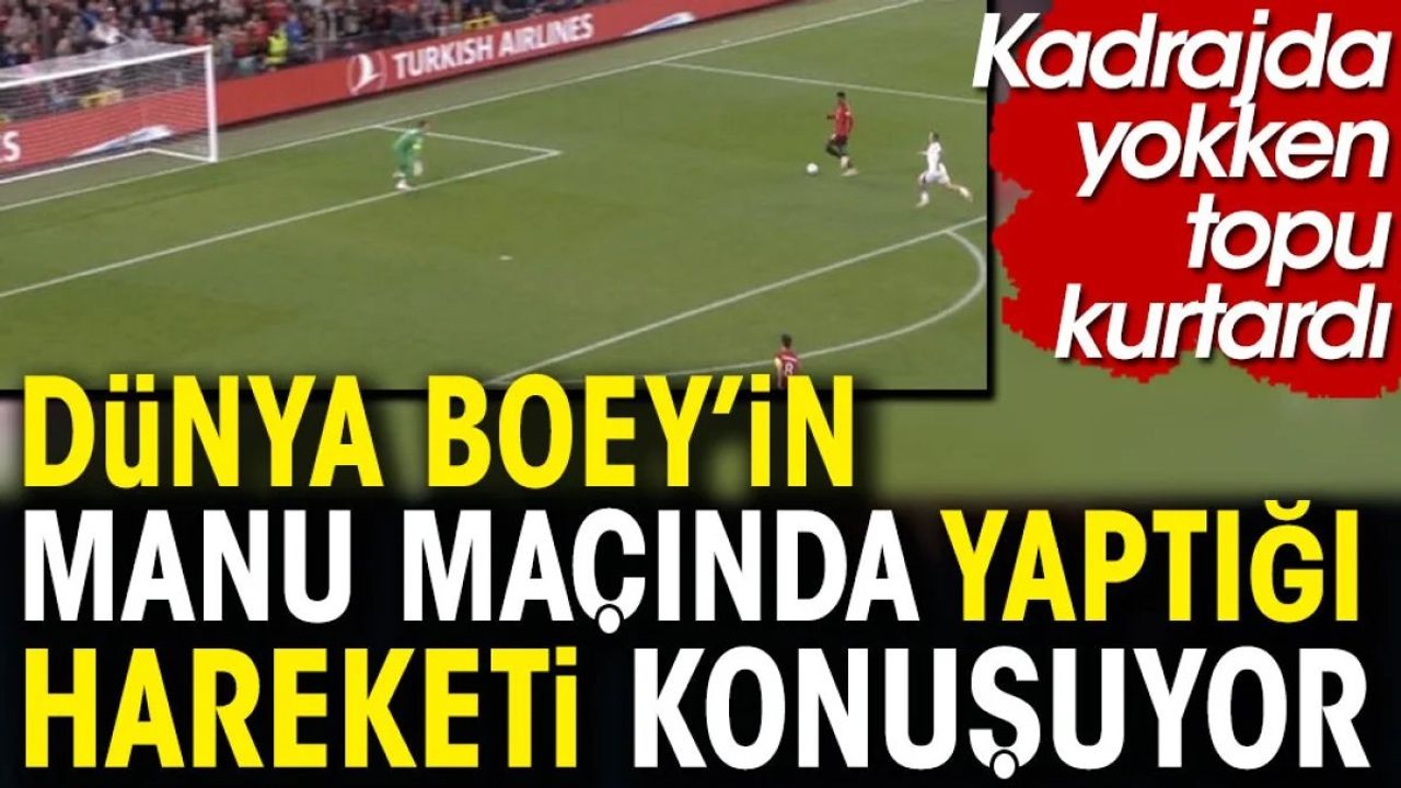 Sacha Boey'in Manchester United Maçındaki Performansı