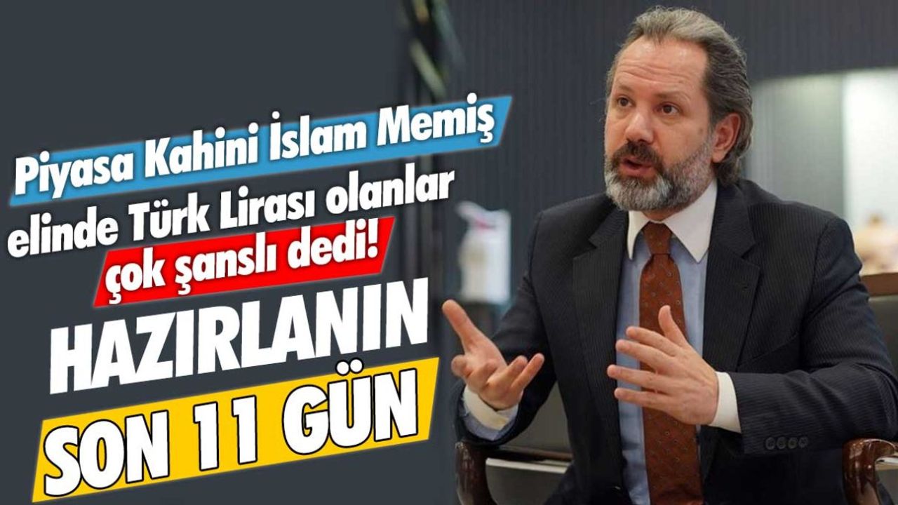 Piyasa Kahini İslam Memiş: Türk Lirası İçin Uyarılar