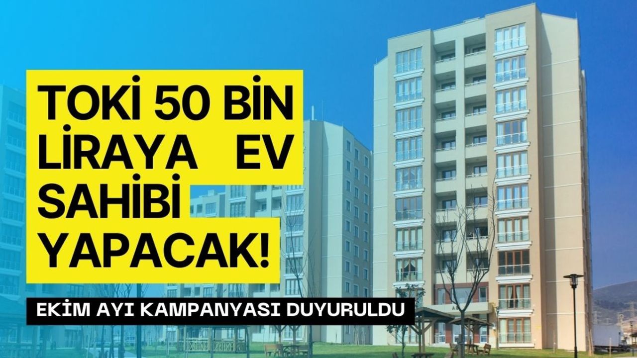 Cebinde 50 Bin Lirası Olana TOKİ’den Anahtar Teslim Ev! 43 İlde Kura Tarihi Açıklandı!