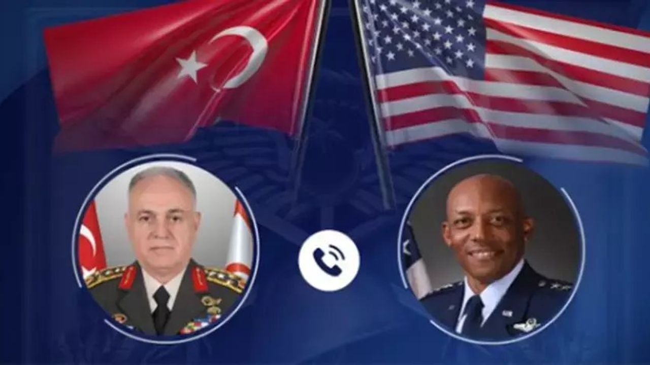 Genelkurmay Başkanı Metin Gürak ve ABD Genelkurmay Başkanı Charles Q. Brown Jr. Arasında Telefon Görüşmesi