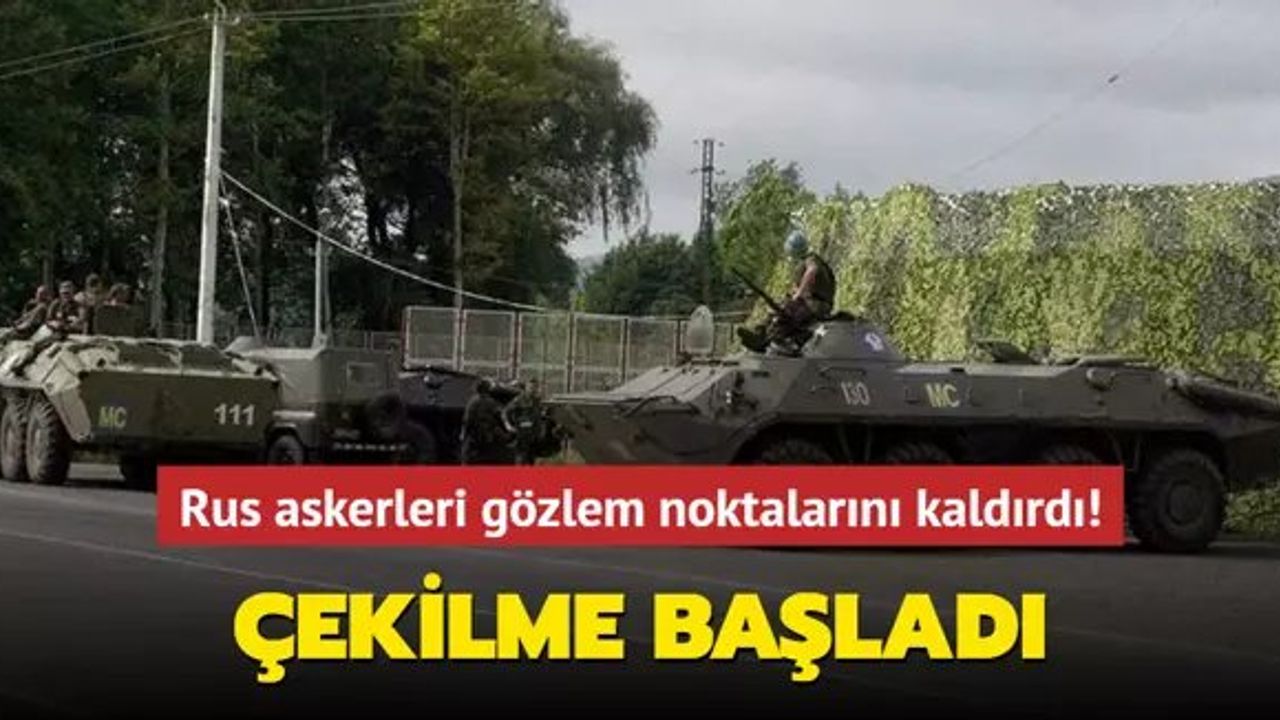 Karabağ'daki Rus Barış Gücü Geçici Gözlem Noktalarını Kaldırdı