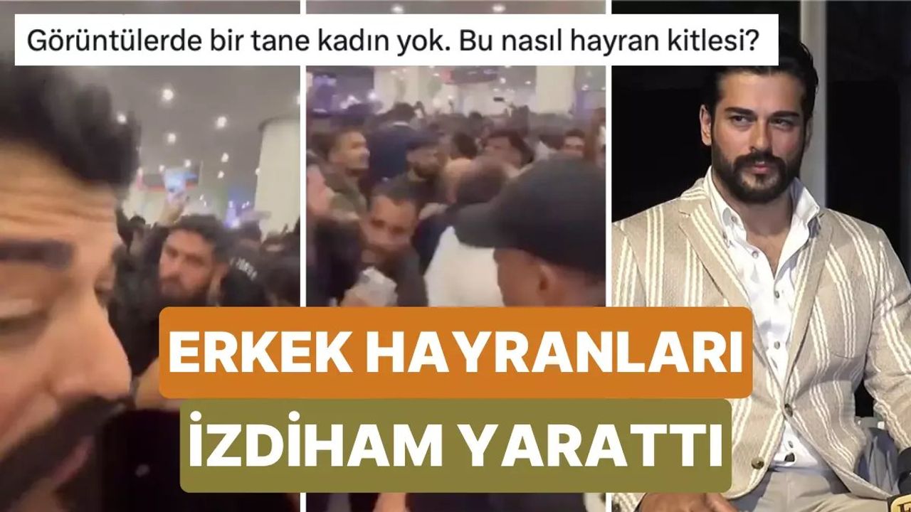 Burak Özçivit Pakistan'da Hayranları Tarafından Ezilmekten Kurtuldu