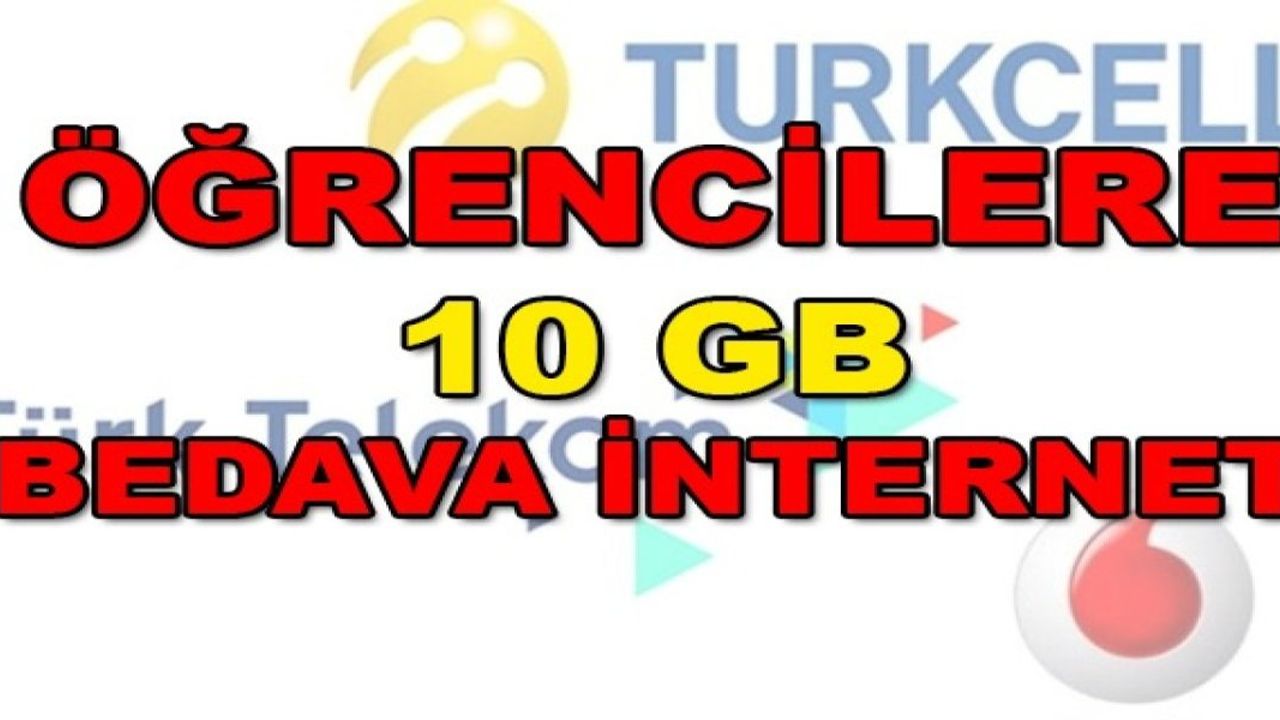 Türk Telekom, Vodafone ve Türkcell'den Bedava İnternet Kampanyaları