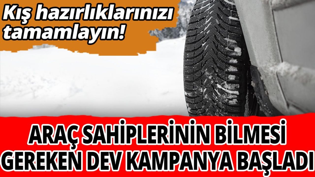 Kış Hazırlıklarınızı Tamamlayın! Goodyear Dev Kampanyası Başladı