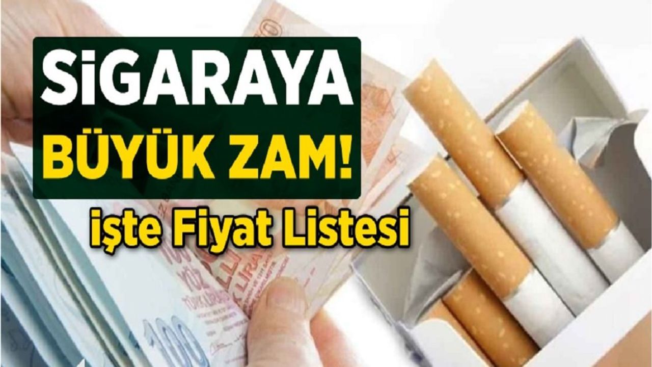 Sigaraya Yeniden Rekor Zam! 15 TL Birden Arttı!