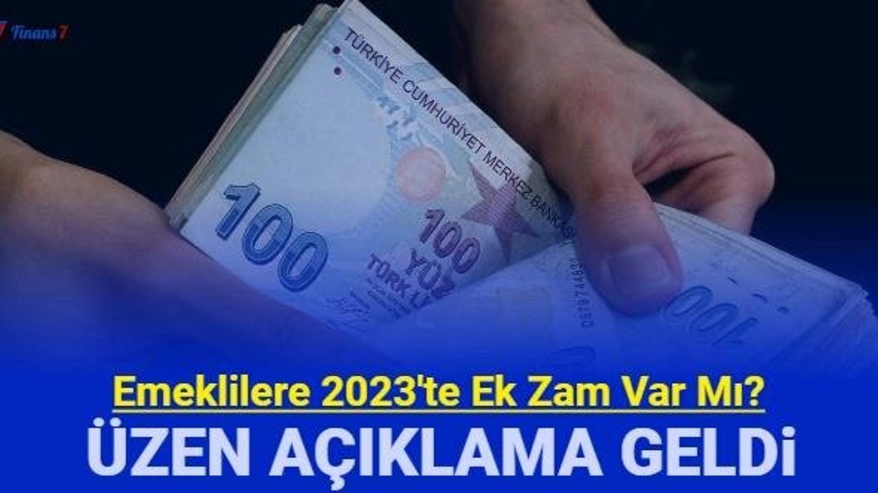 Emekliye ara zam yok!