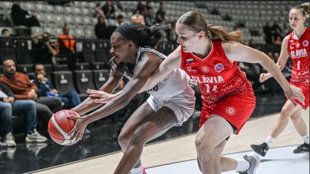 Beşiktaş Kadın Basketbol Takımı Slavia Banska Bystrica'yı Mağlup Etti