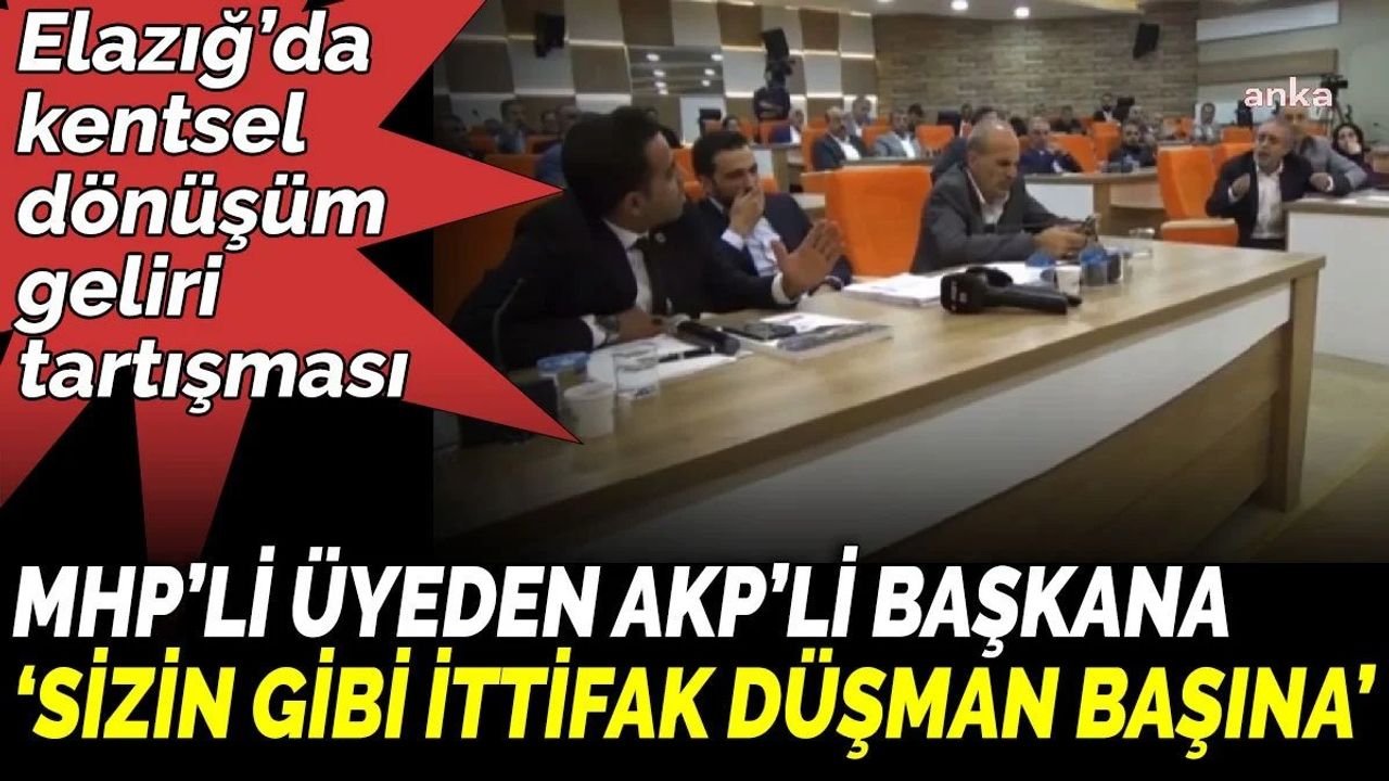 Elazığ'da Kentsel Dönüşüm Geliri Tartışması