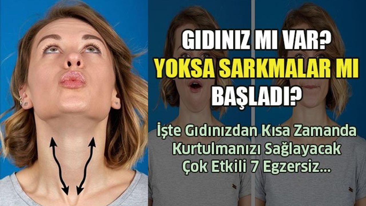 Gıdı Sarkması İçin Basit Egzersizler