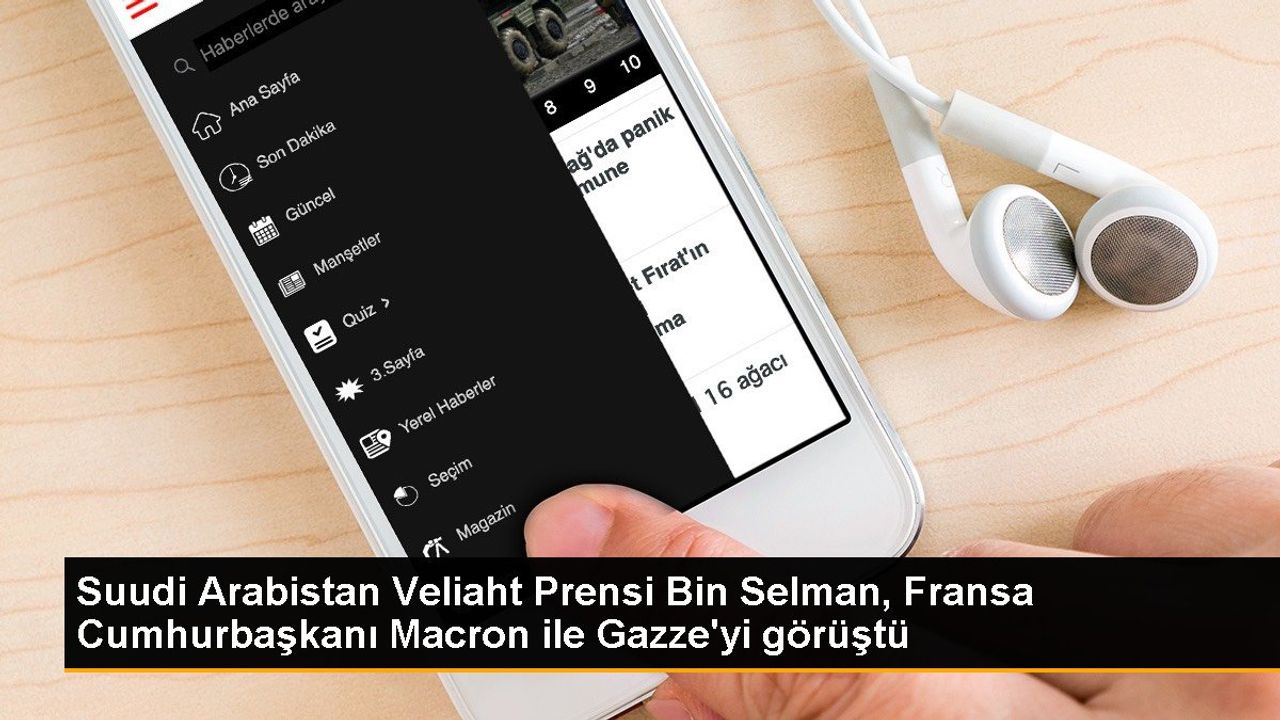 Suudi Arabistan Veliaht Prensi Muhammed bin Selman, Fransa Cumhurbaşkanı Emmanuel Macron ile Gazze Şeridi'ndeki Son Durumu Görüştü