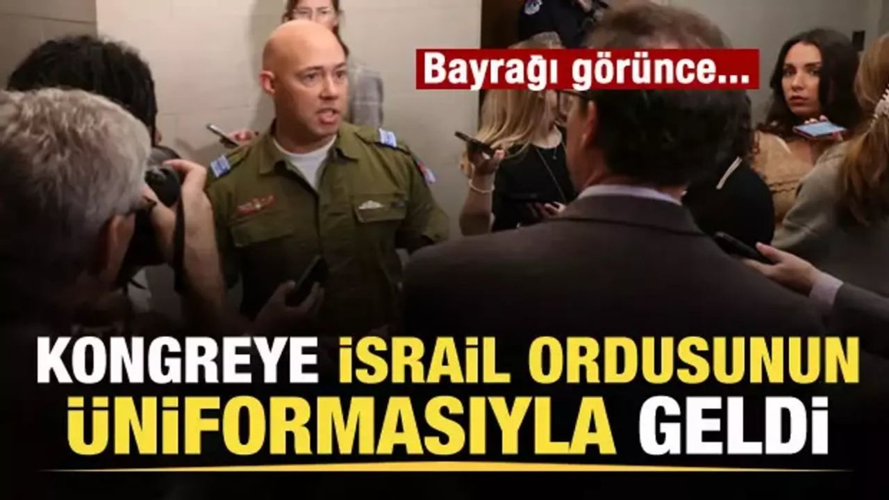 ABD Temsilcisi İsrail Ordusu Üniformasıyla Kongreye Girdi