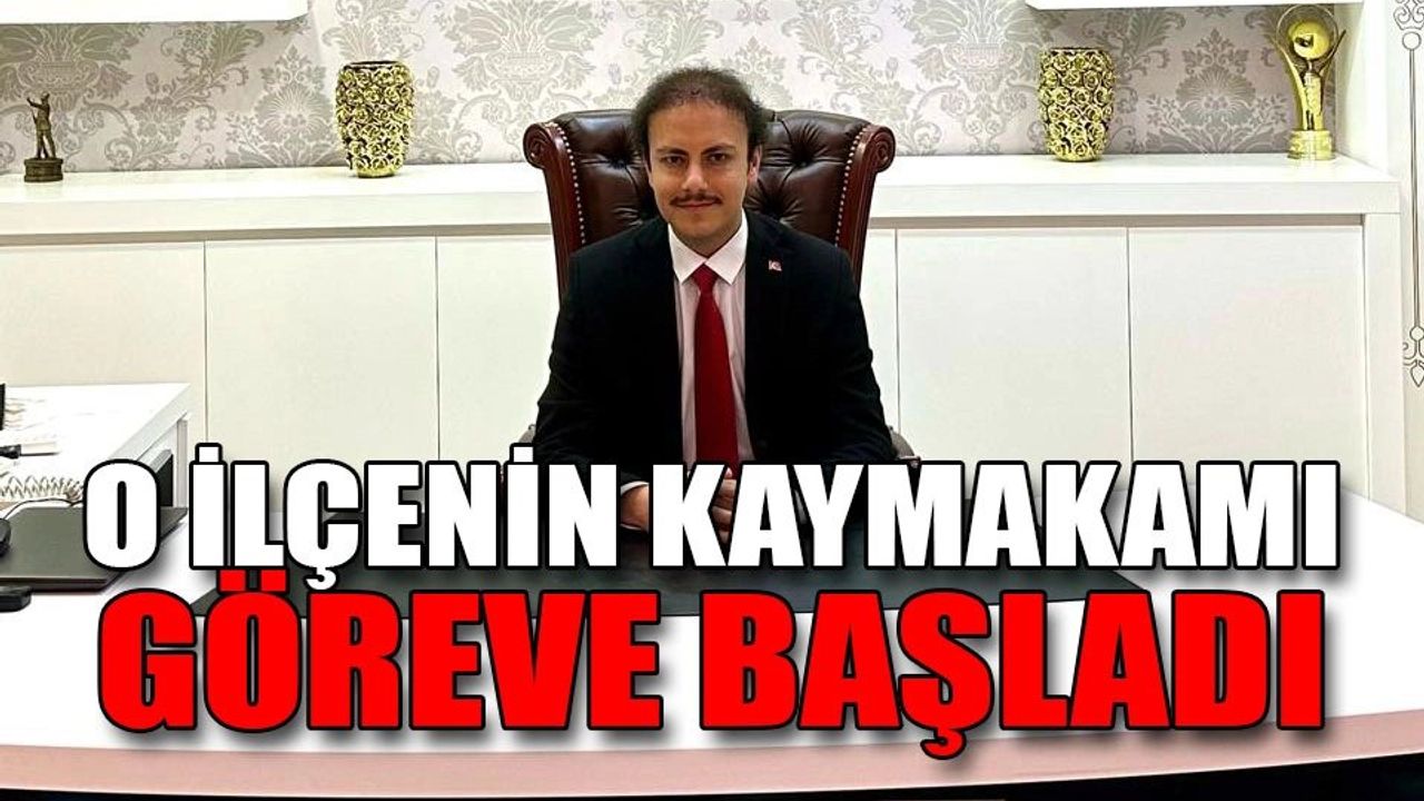 Kıbrıscık Kaymakamlığına atanan Ahmet Berkay Deniz göreve başladı