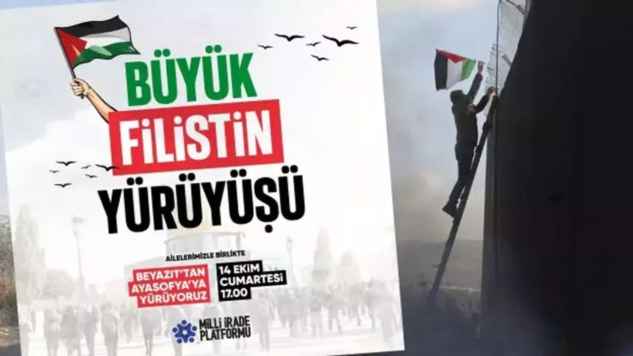 Büyük Filistin Yürüyüşü İle İsrail'in Durdurulması İçin Çağrı Yapılıyor