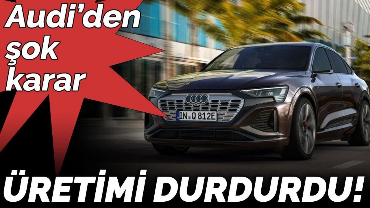 Audi, Brüksel Fabrikasında Üretimi Durdurdu