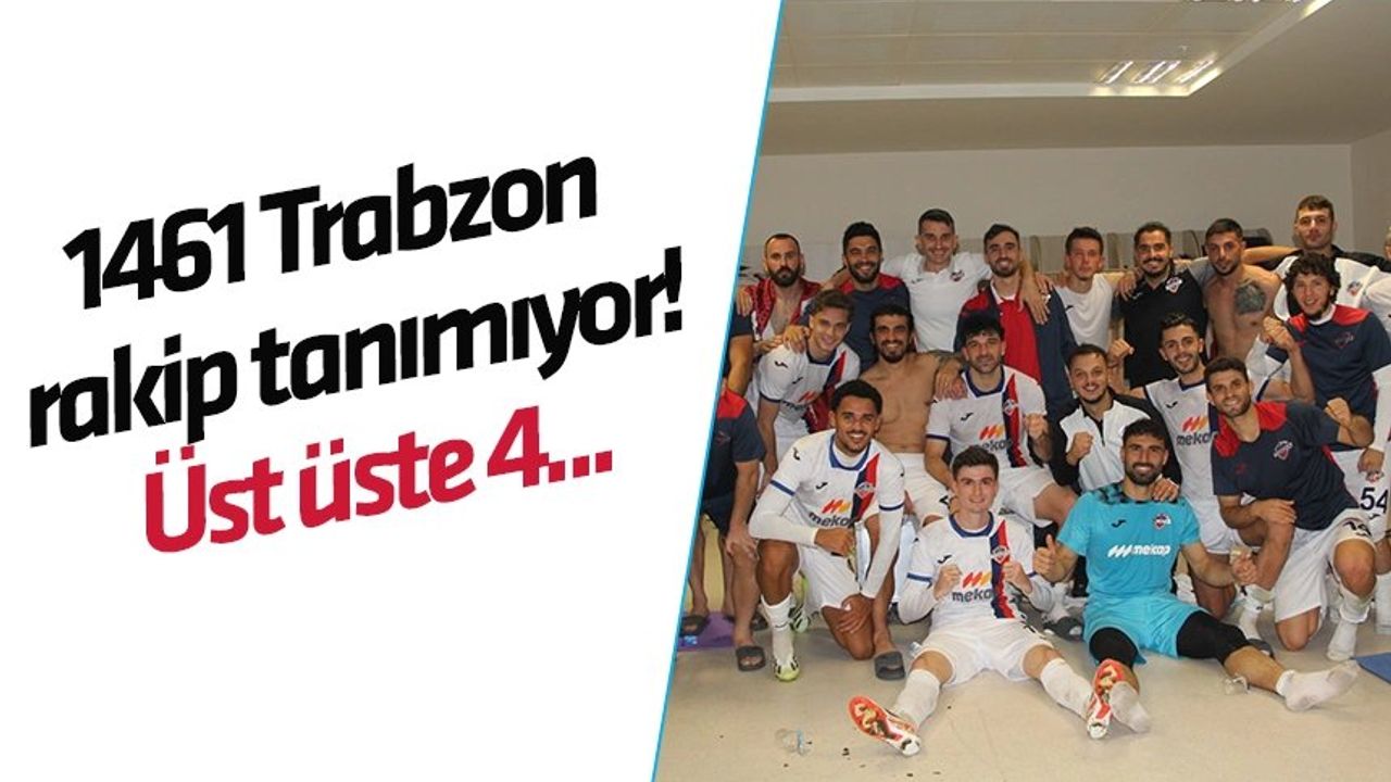 1461 Trabzon FK, Yeni Mersin İdmanyurdu'nu 3-0 Mağlup Etti