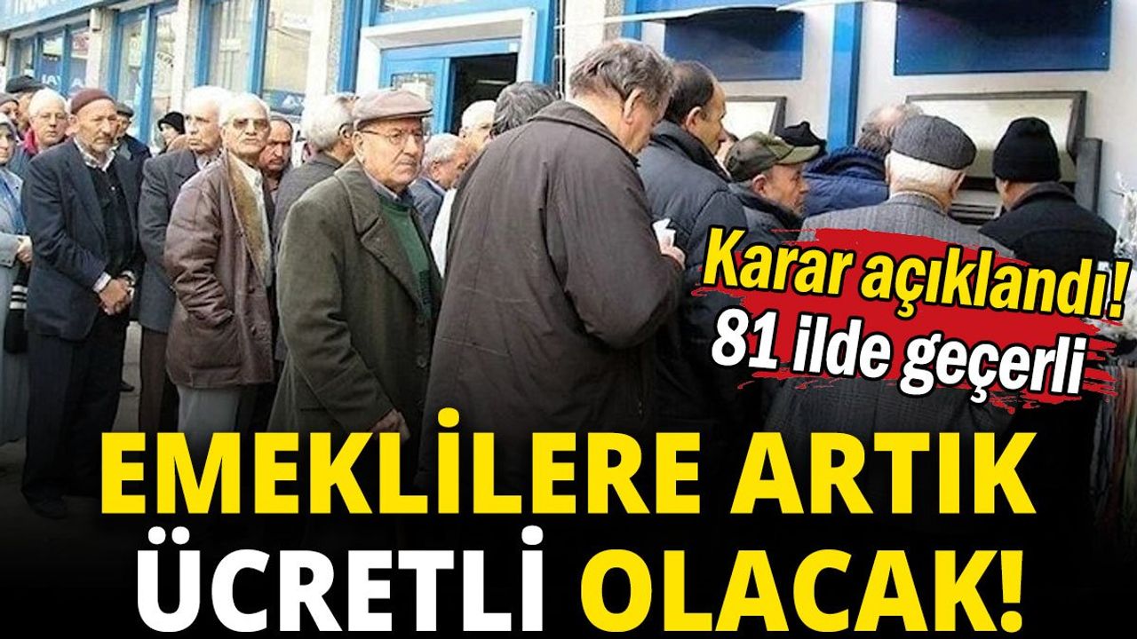 Emeklilere Ücretsiz Taşıma Hakkı Kısıtlanıyor