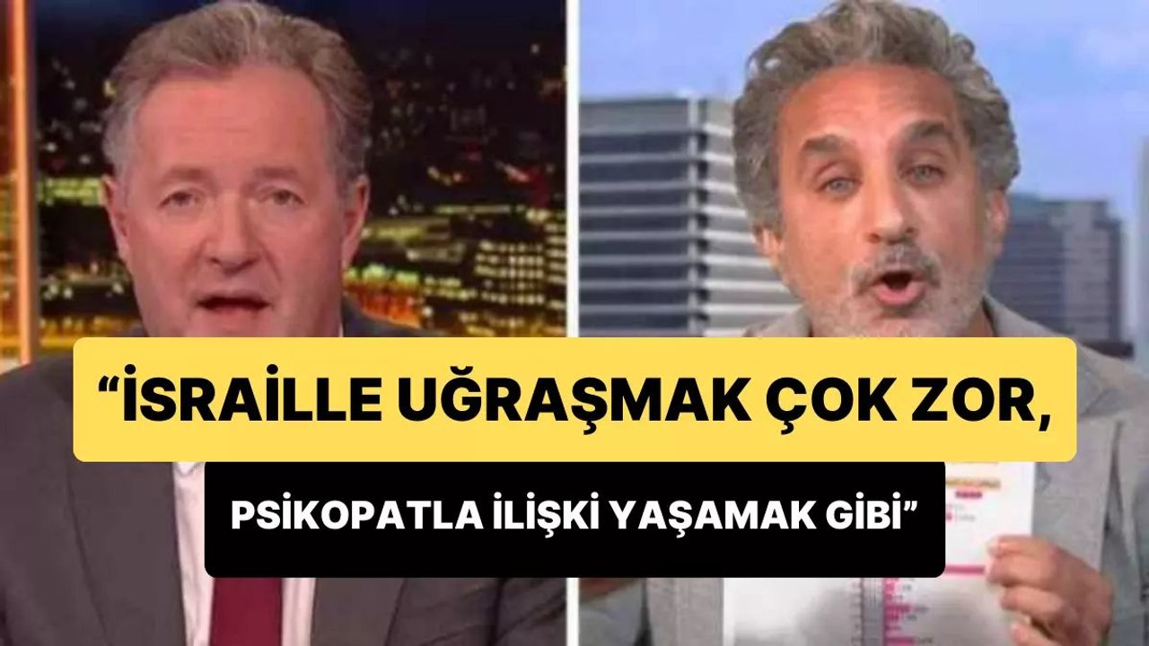 İngiliz Sunucu Piers Morgan ile Mısırlı Komedyen Bassem Youssef Arasında İsrail Tartışması