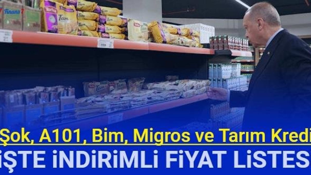 Tarım Kredi, Migros, ŞOK, A101 ve BİM'den Büyük İndirimler