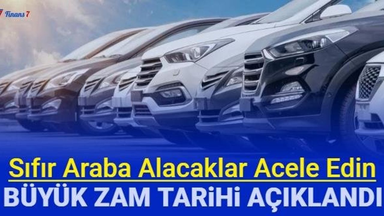 200 bin TL indirim başladı: Araba alacaklar acele edin büyük zam yolda