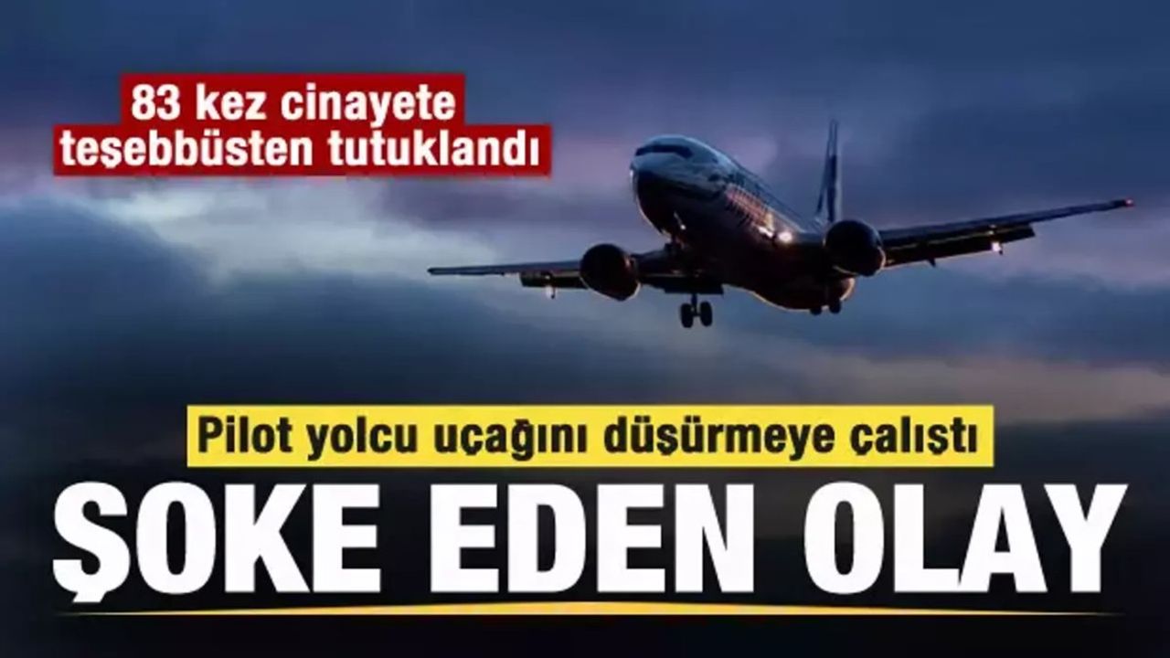 ABD'de Bir Pilot Uçağı Düşürmeye Çalıştığı Şüphesiyle Tutuklandı