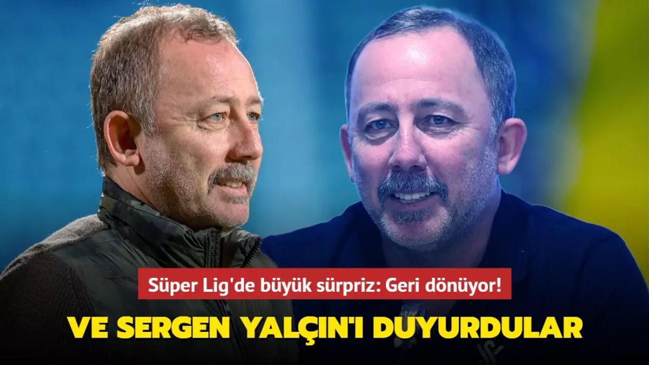 Sergen Yalçın, Konyaspor'un Yeni Teknik Direktörü Olabilir