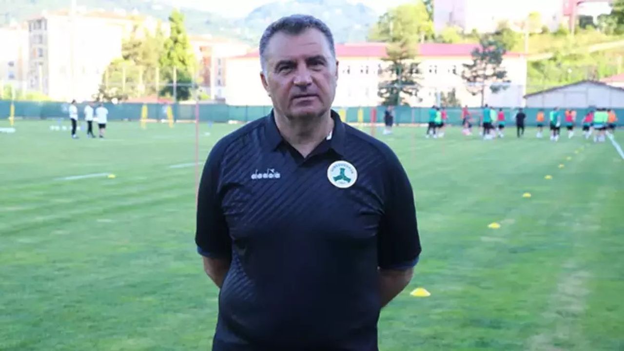 Giresunspor Teknik Direktörü Mustafa Kaplan ile Yollar Ayrıldı