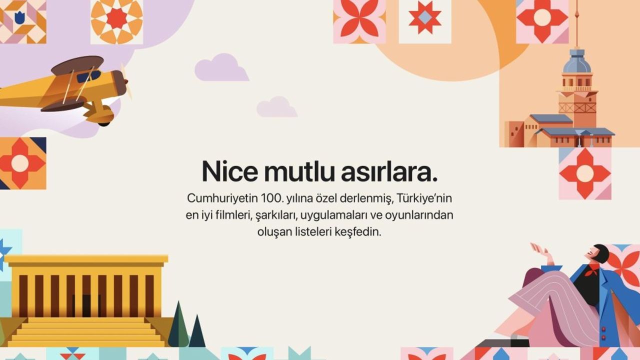 Apple'ın Cumhuriyetin 100. Yılına Özel İçerikleri