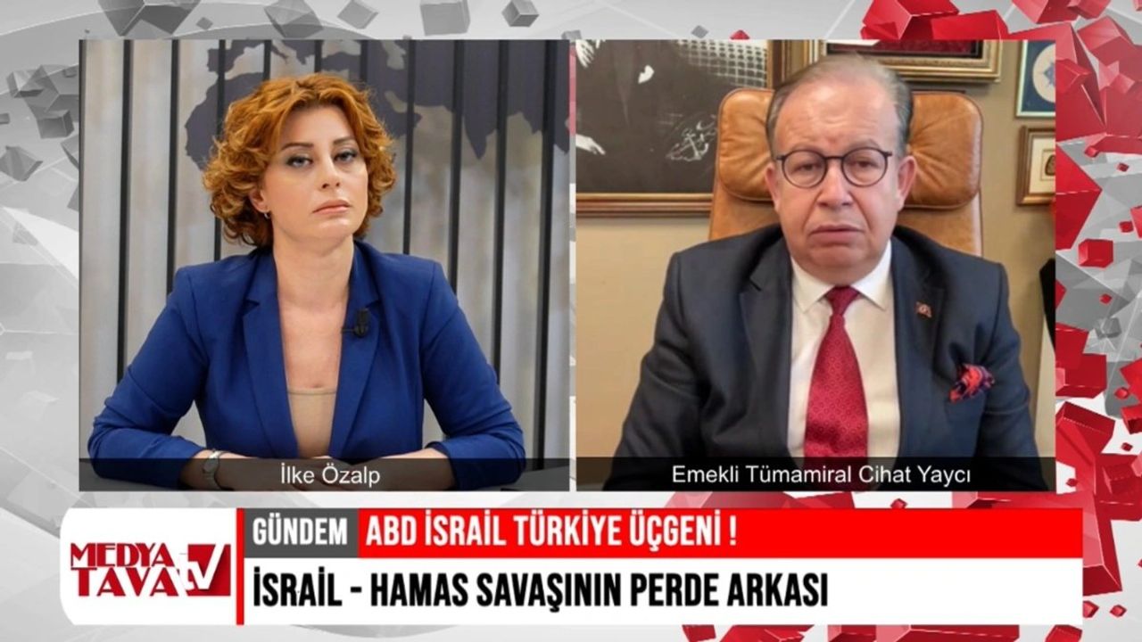 Emekli Tümamiral Cihat Yaycı Ortadoğu Üçgeninde İsrail, Hamas ve ABD İlişkisini Yorumladı