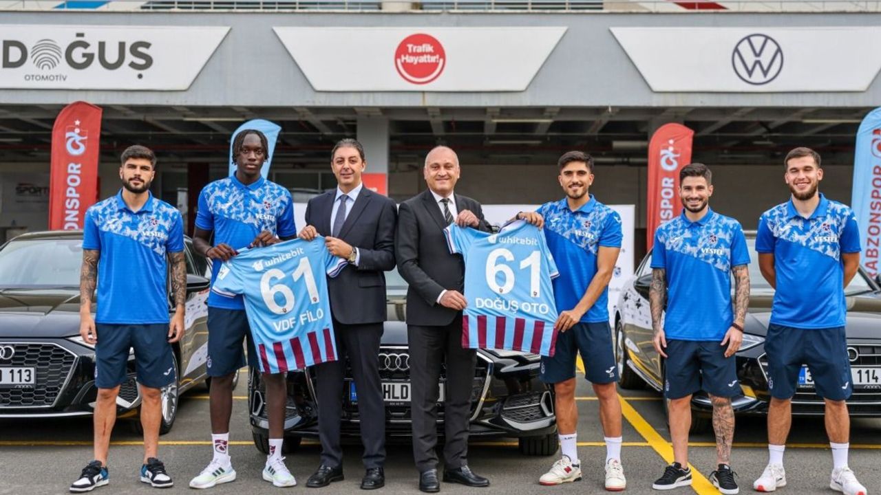 Trabzonspor'un Doğuş Otomotiv ile Sponsorluk Anlaşması Devam Ediyor