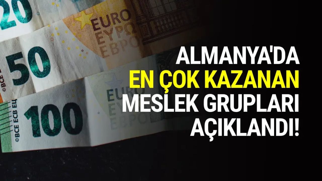 Almanya'da En Çok Kazanan Meslekler Belli Oldu