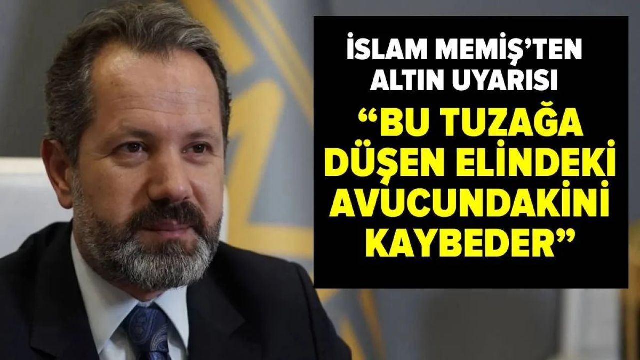 Altında Deprem Başlıyor! İslam Memiş'ten Altın Uyarısı