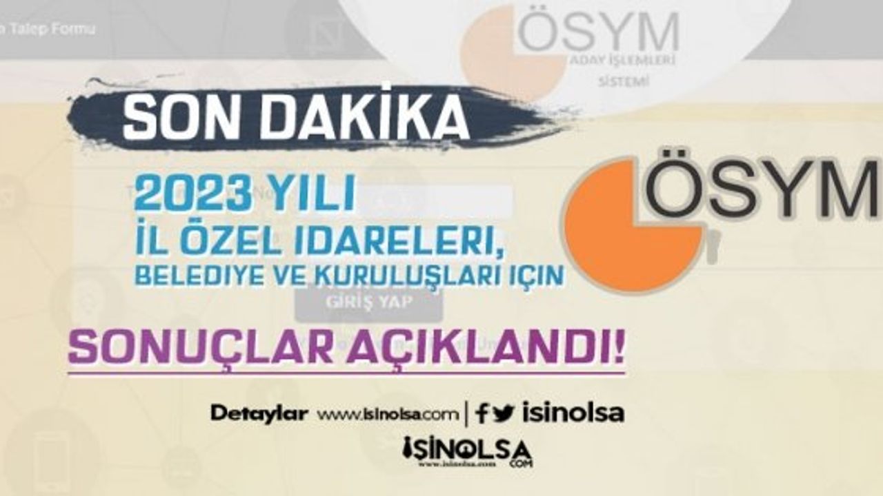 2023 GYS Sonuçları Açıklandı