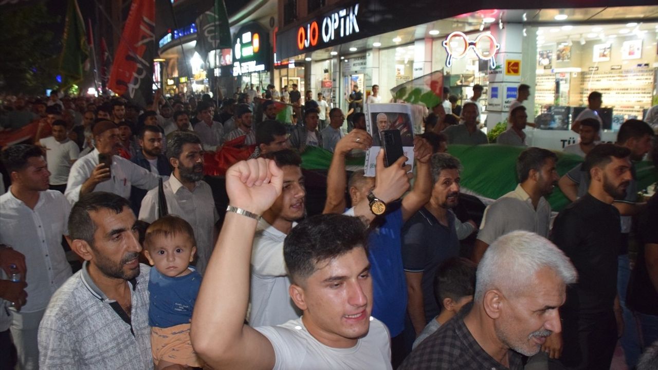 Batman'da Heniyye Suikastı Protestosu