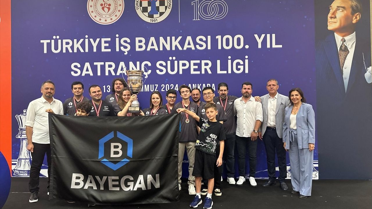 Bayegan Pendik Satranç Spor, Türkiye İş Bankası 100. Yıl Satranç Süper Ligi'ni Kazandı