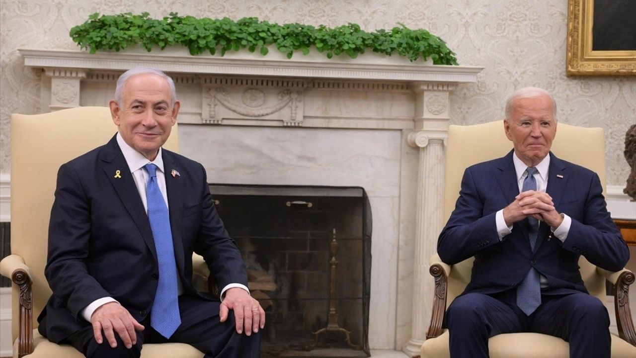 Biden ve Netanyahu Beyaz Saray'da Görüşme Gerçekleştirdi