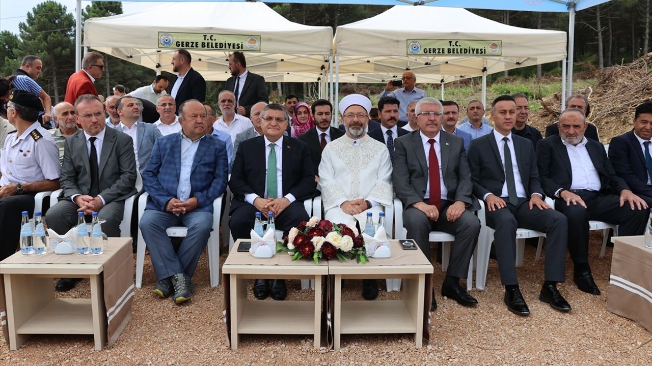 Diyanet İşleri Başkanı Erbaş, Sinop'ta Yeni Cami Temelini Attı