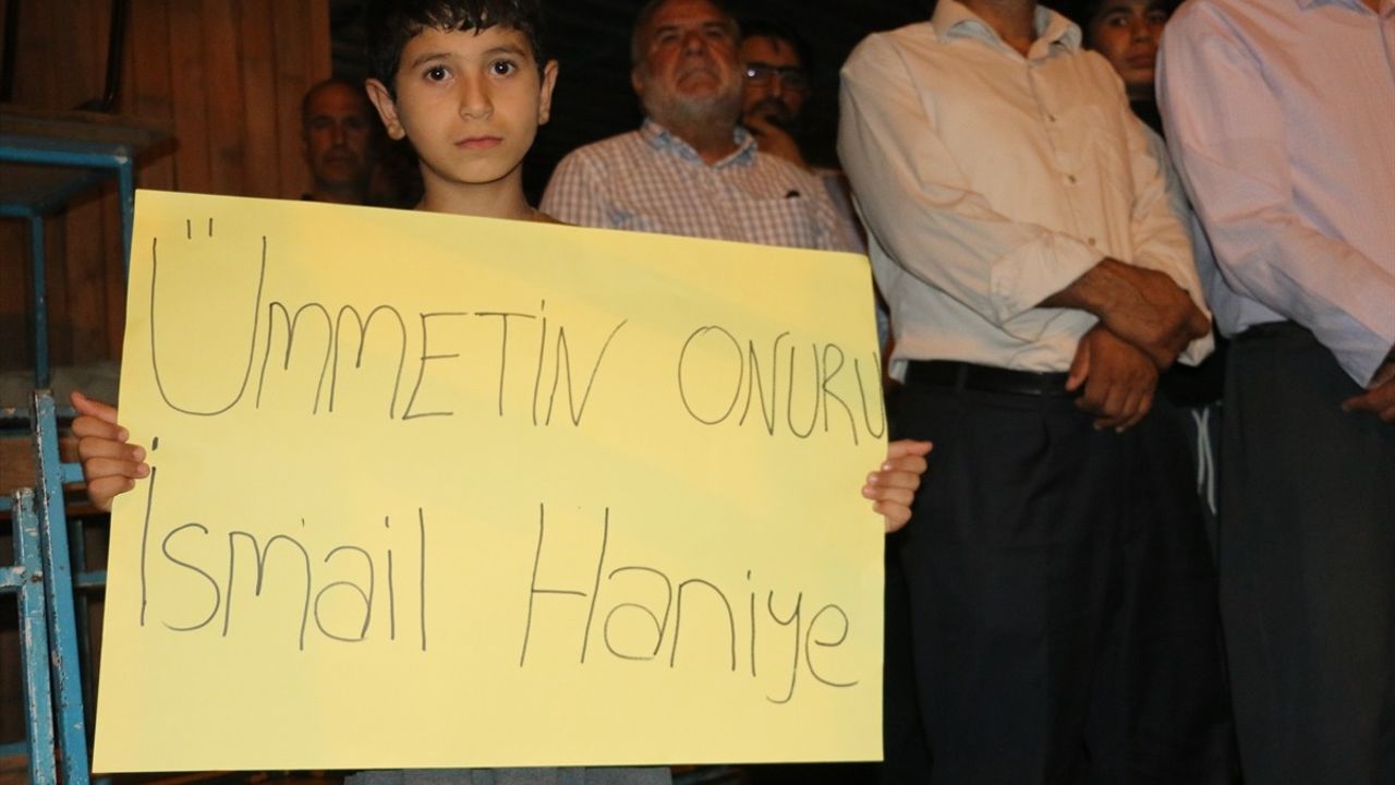 Hamas Lideri Heniyye İçin Gaziantep ve Adıyaman'da Dua Etme Etkinlikleri