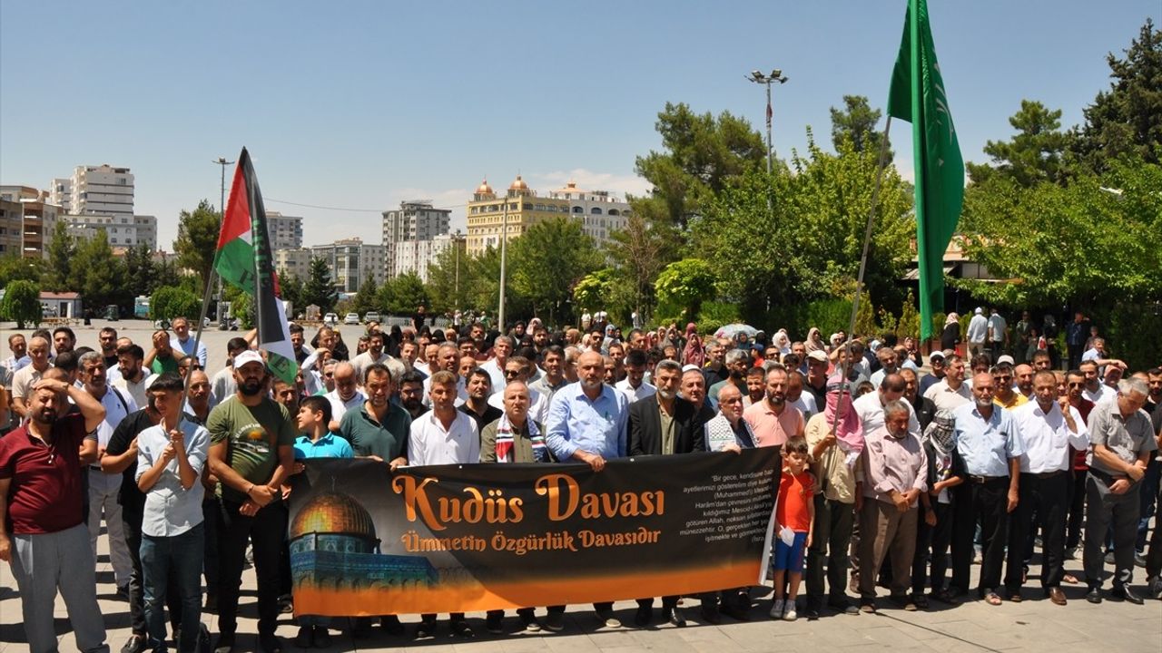 Mardin'de Gazze Saldırılarına Protesto