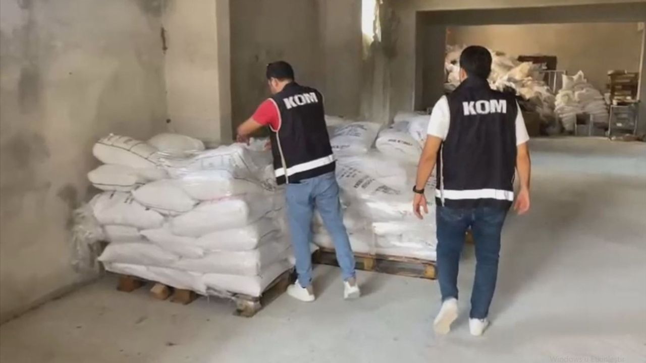 Mersin'de Büyük Sahte Deterjan Operasyonu: 50 Ton Ele Geçirildi