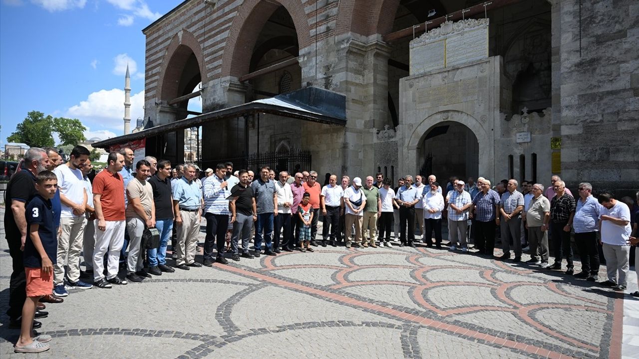 Netanyahu'ya Tepki: Edirne'de Protesto Gösterisi