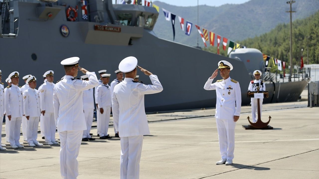 TCG Kuşadası ve TCG Kumkale Gemilerinin Katar'daki Görevlendirilmesi için Tören Düzenlendi