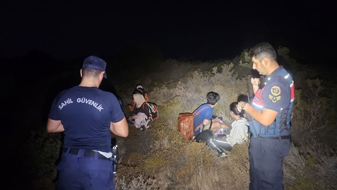 Ayvalık’ta Düzensiz Göçmen Operasyonu