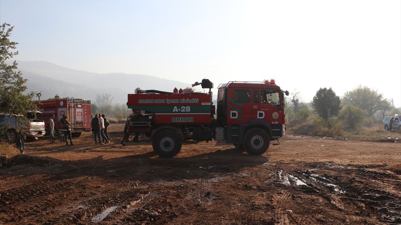 Çankırı Orman Yangınına Müdahale Devam Ediyor