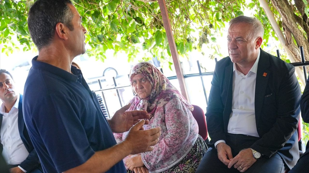 CHP Genel Başkan Yardımcısı Zeybek İzmir'de Yangın Bölgesini Ziyaret Etti