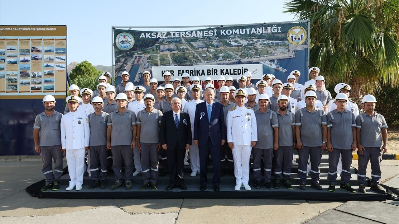 Cumhurbaşkanı Erdoğan'dan Aksaz Tersanesi Açılışında Güçlü Donanma Vurgusu