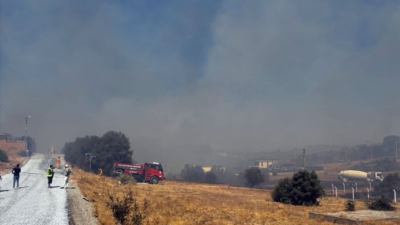 Didim'deki Yangına Hızlı Müdahale